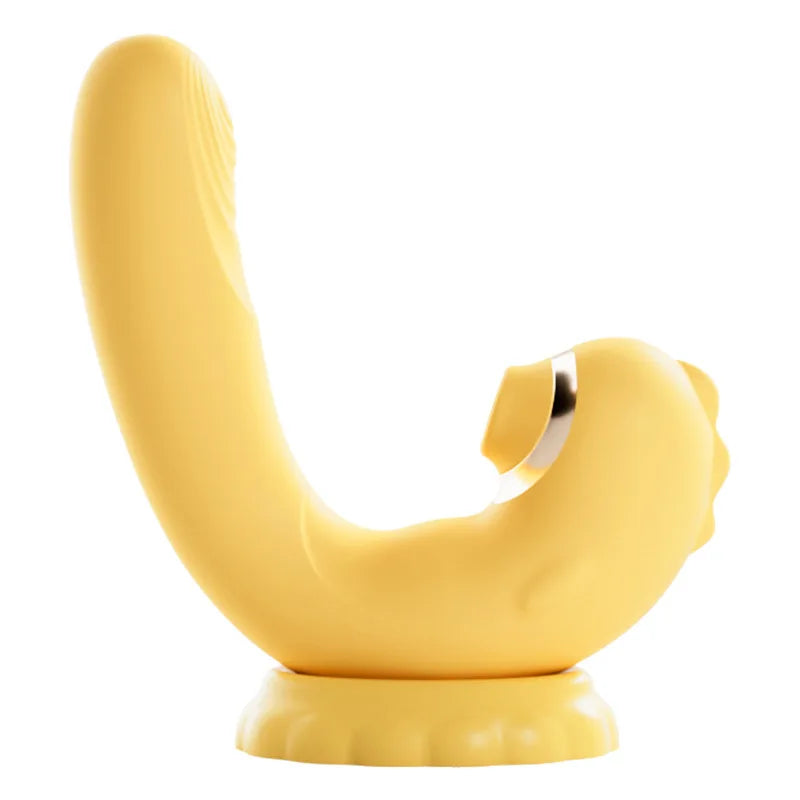 Insertable Vibrator with Powerful Suction | G-Spot & Clit Stimulator for Women | Waterproof Adult Sex Toy for Intimate Pleasure