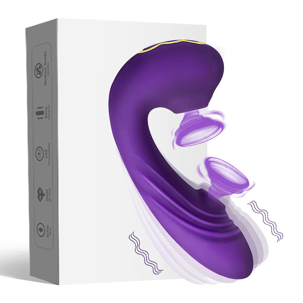 Clitoris Sucker Stimulator for Women Nipple Vibrator Clitorial Dildo Vaginal Suck Panties Massager to Satisfy Sex Toys for Adult