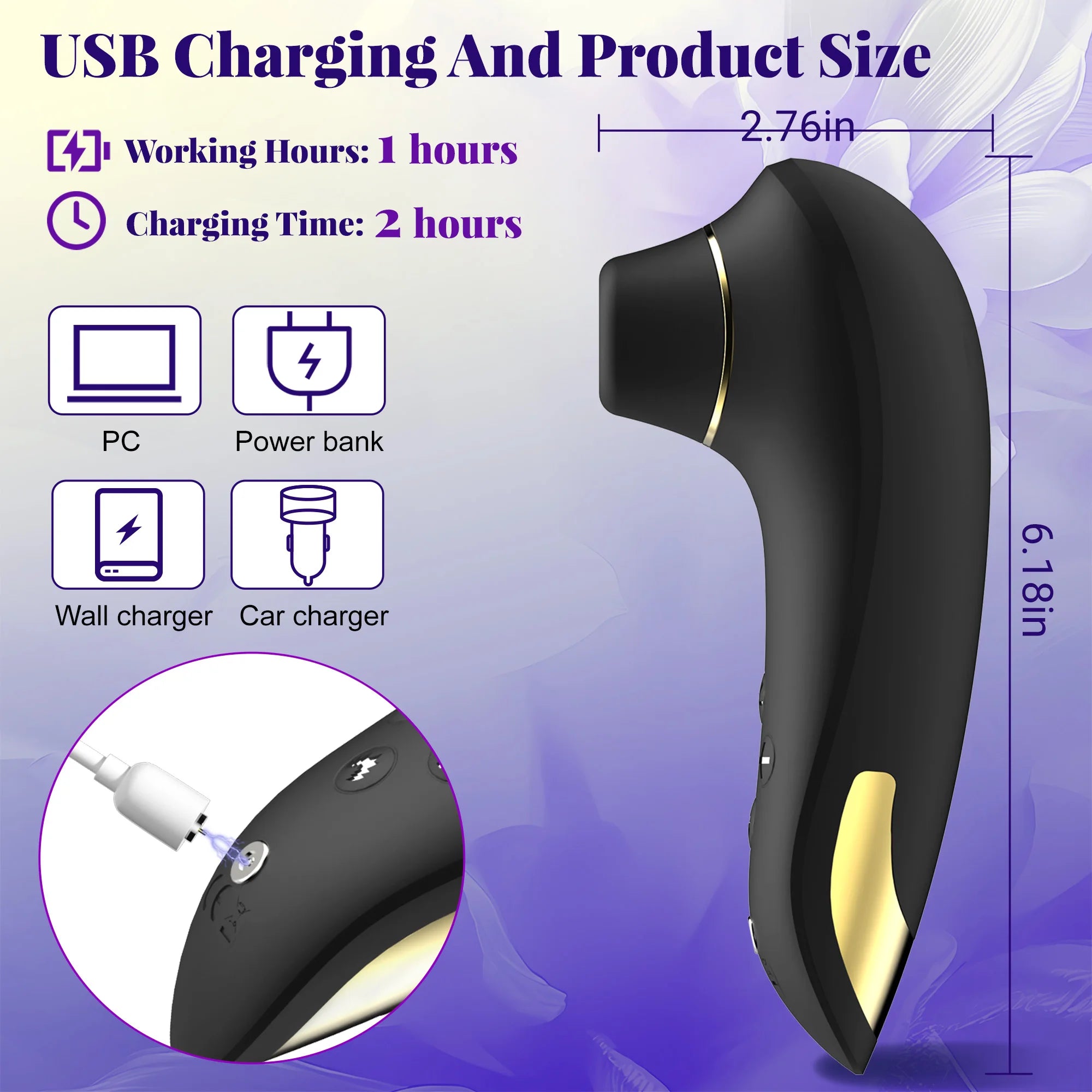 Heating Sucking Vibrator Female 5 Speeds 8 Suck Modes Clitoris Nipple Stimulator Anal Suction Massager Adult Sex Toys for Women