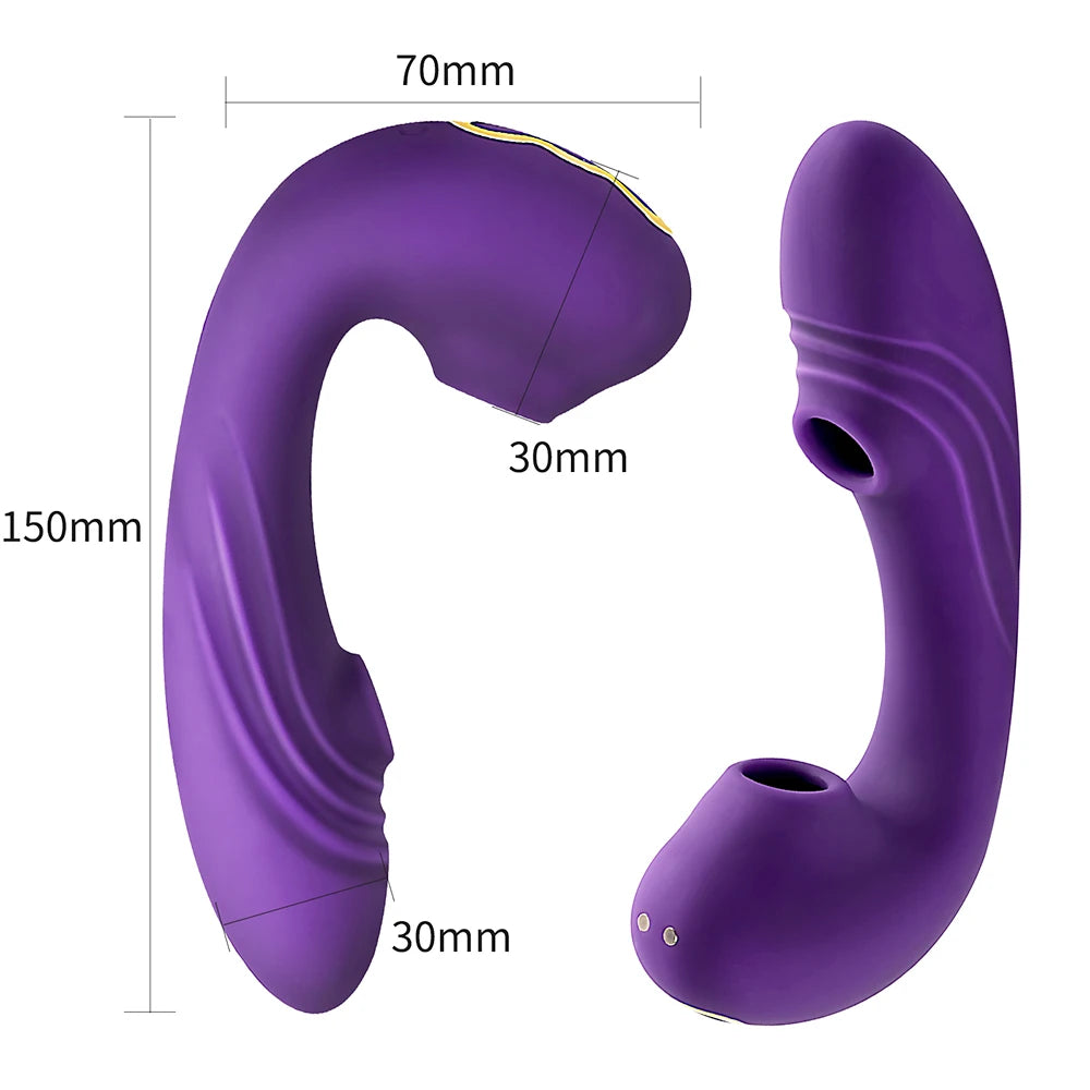 Clitoris Sucker Stimulator for Women Nipple Vibrator Clitorial Dildo Vaginal Suck Panties Massager to Satisfy Sex Toys for Adult
