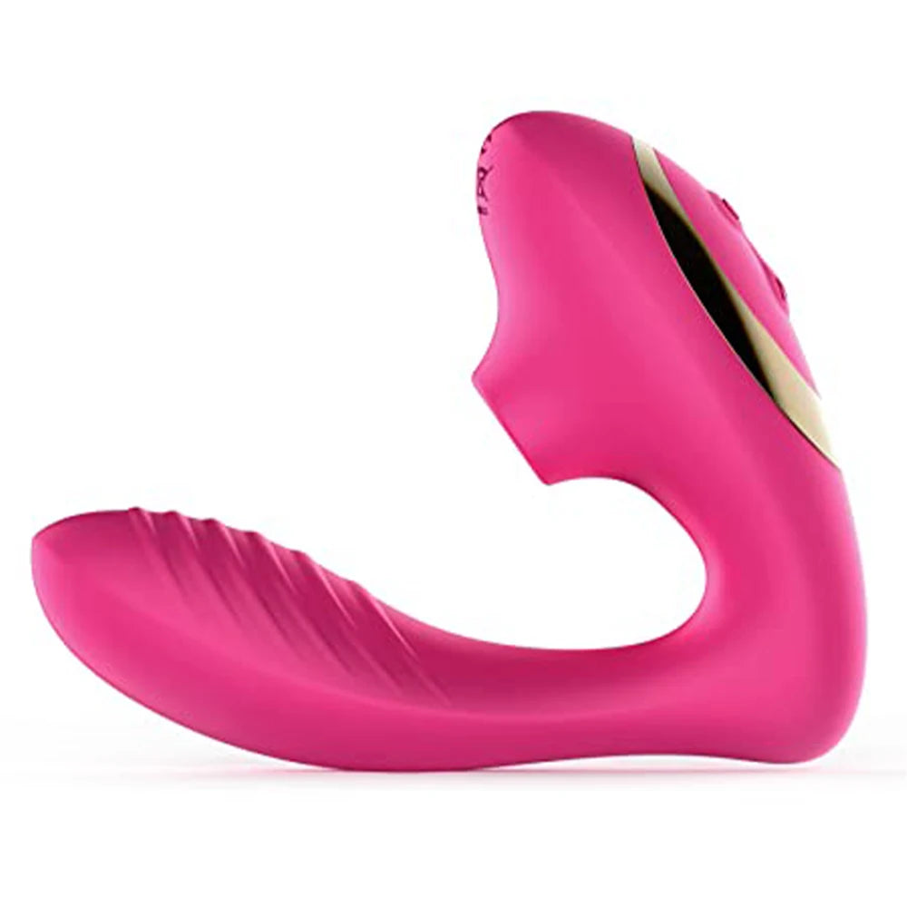 Woman Wear Sucking Tease Vibrator Clitoris Vagina G-Spot Mastubator Dildo Anal Prostate Masturbation Sucker Sex Toys for Couple