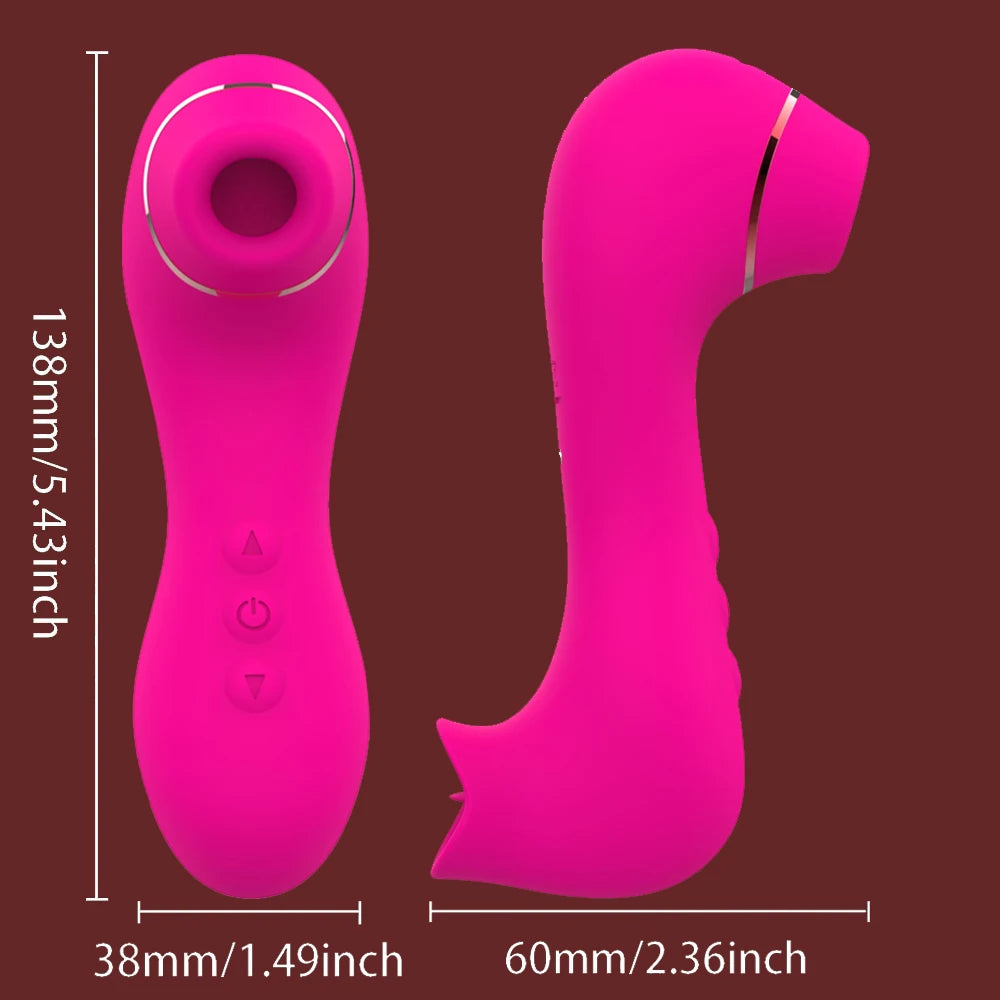 Sucking Vibrater for Women, Clitoral & Nipples Stimulator, 10 Sucking Modes& 10 Licking Modes, Sex Toys for Women And Couples