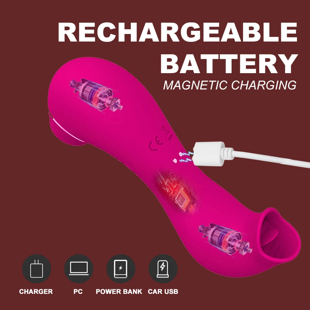 Sucking Vibrater for Women, Clitoral & Nipples Stimulator, 10 Sucking Modes& 10 Licking Modes, Sex Toys for Women And Couples